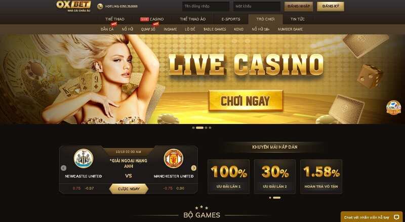 Live casino cực đỉnh với đa dạng trò chơi