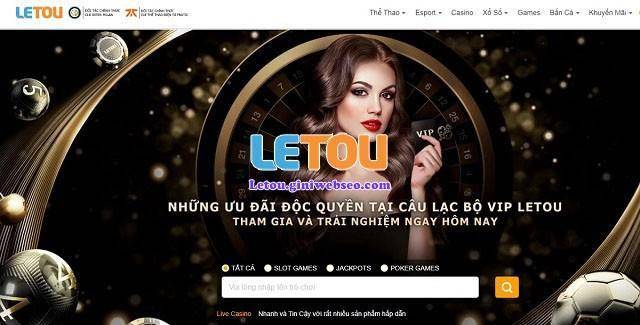 Casino trực tuyến đỉnh cao tại Letou